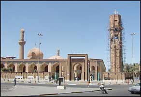 The damaged the Abu-Hanifa mosque stands as testimony to the recklessness with which USA occupiers have treated Iraqi tradition.