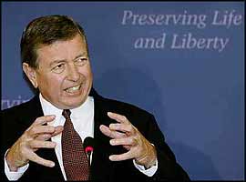 The Bush election ?victory?, and the appointment of John Ashcroft as Attorney General, was like manna from white heaven for racist groups in the USA.