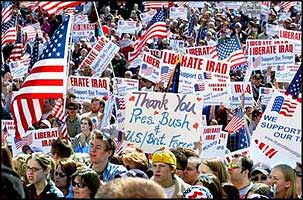 'When a whole nation is roaring Patriotism at the top of its voice, I am fain to explore the cleanness of its hands and the purity of its heart.' Ralph Waldo Emerson, Journals, 1824.