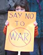 Whilst the demonstrations over past year didn't prevent war in Iraq, they have given birth to a new generation of peace activists - watch this space!