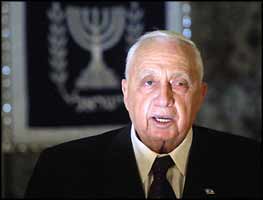 Relying on a vision of Judaism, distorted to his suiting, Ariel Sharon still regards the murder of Jews as a political weapon, and the murder of Arabs as a political necessity.