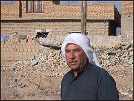 'Just following orders' ? the excuse of war criminals down the centuries, has left the home of Abu Mohammad's brother in ruins.